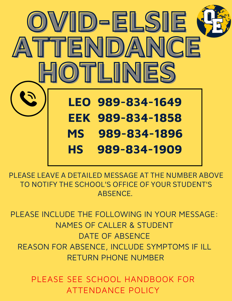 Attendance Hotlines