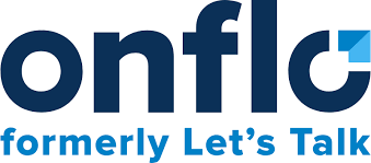 Onflo Formerly Let's Talk! Logo