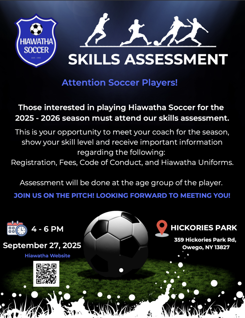 Hiawatha Soccer - Skills Assessment: 