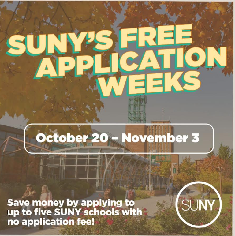 SUNY's FREE Application Weeks