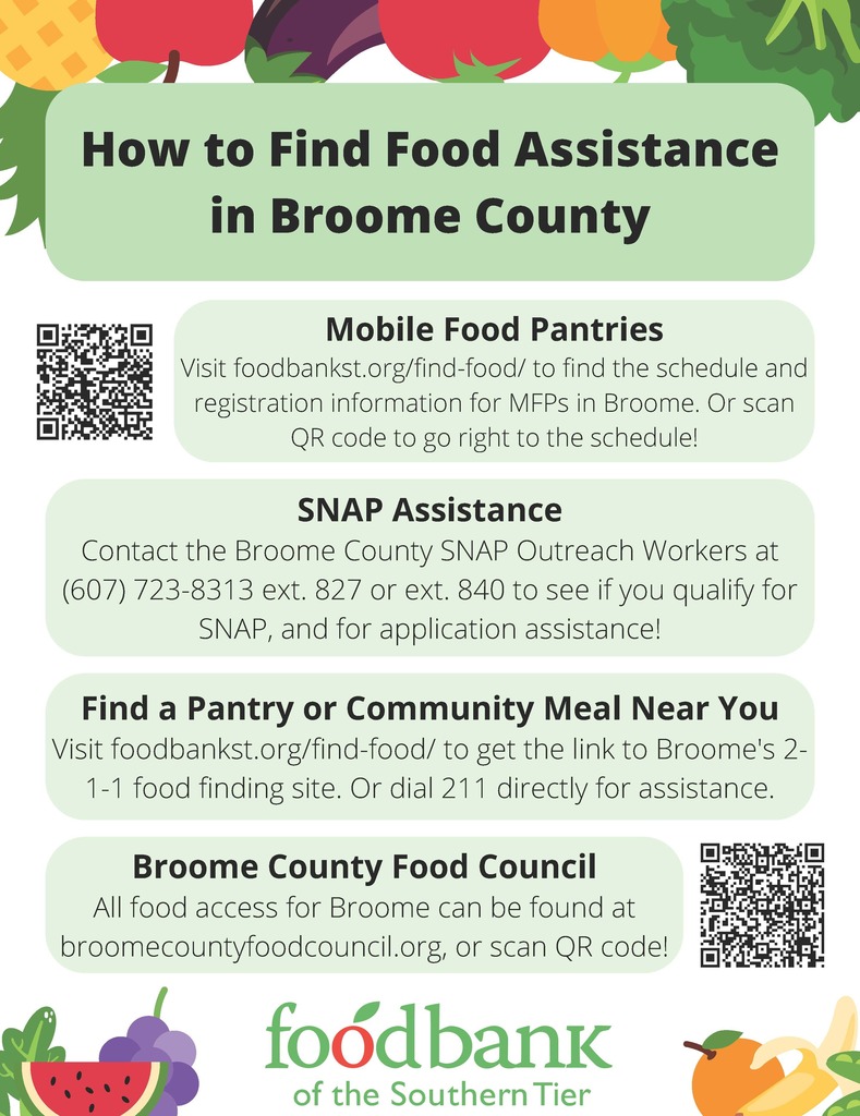 Food Bank of the Southern Tier Infromation