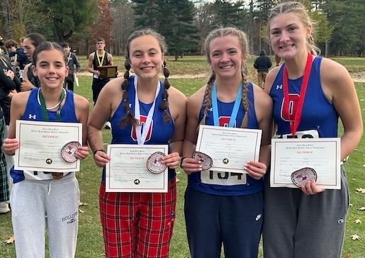 Girls XC Heath, Chrysler, Palladino, McHugh