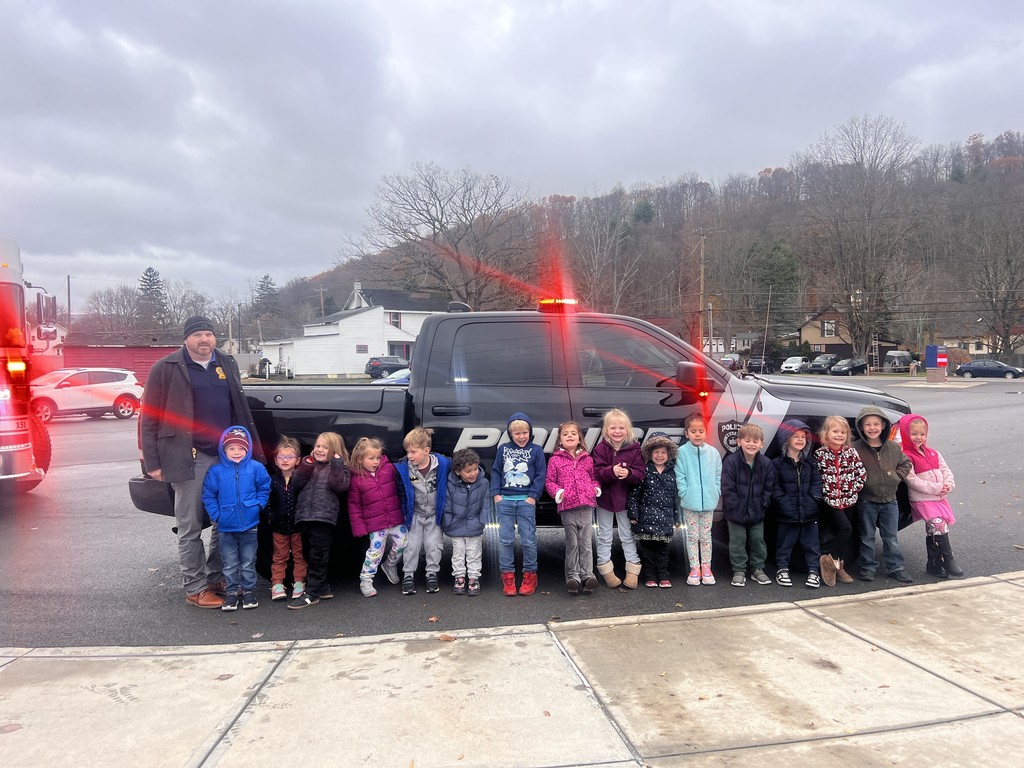 AES UPK Fire Truck Visit