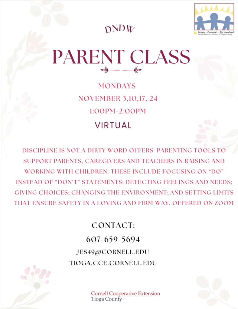 Parent Classes Flier