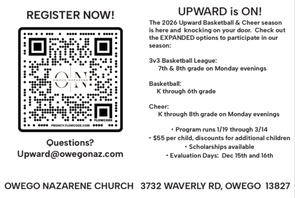 Upward Basketball Flier