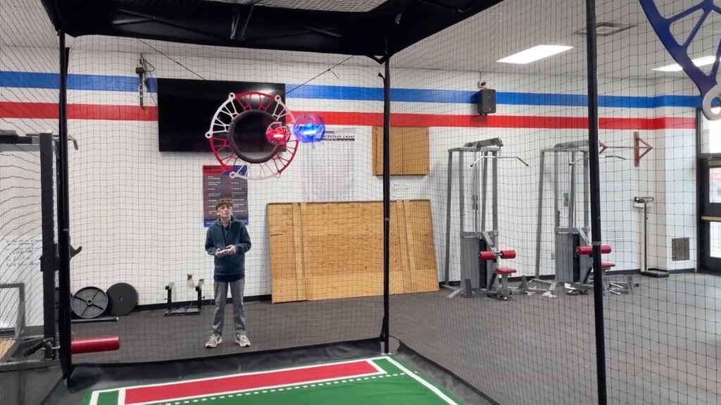 Drone Soccer BTS Video Image