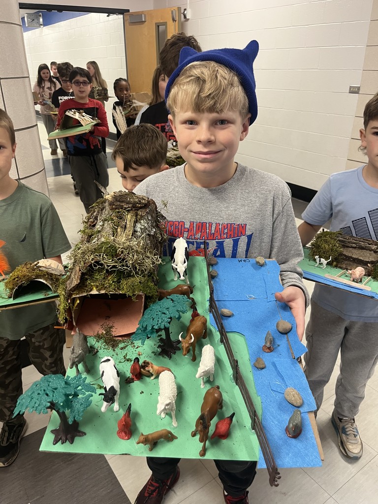 AES 4th Grade Longhouses