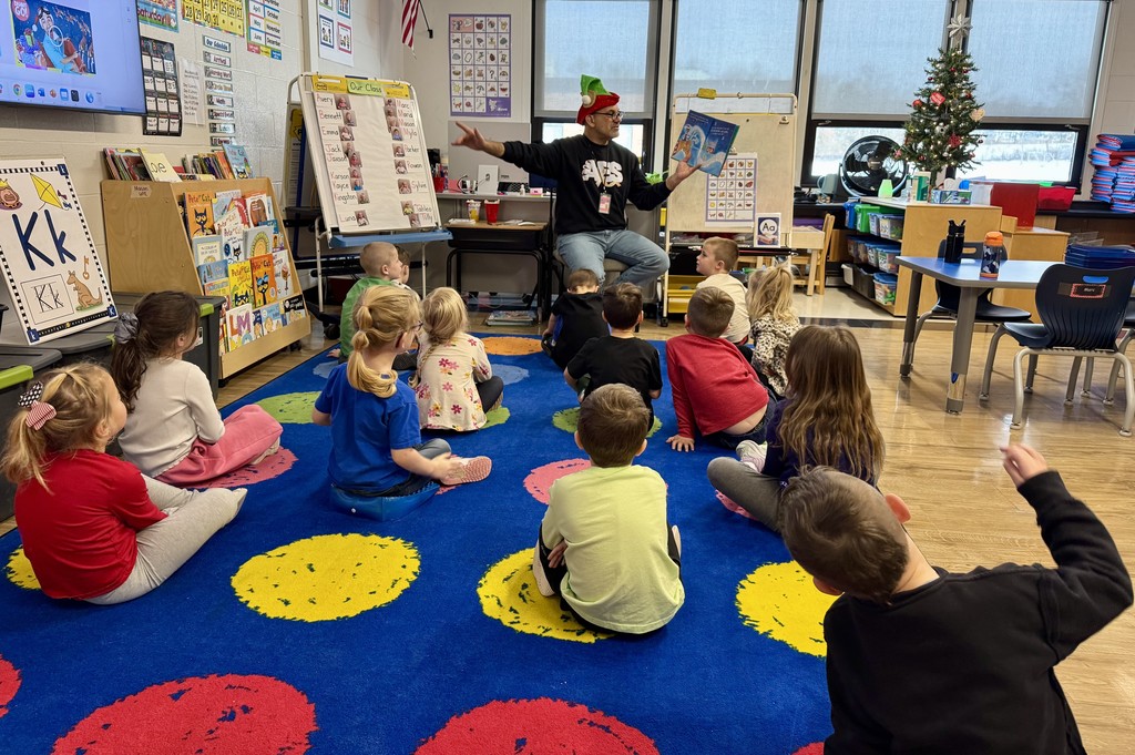 Mr. Beatty Reading To UPK At AES