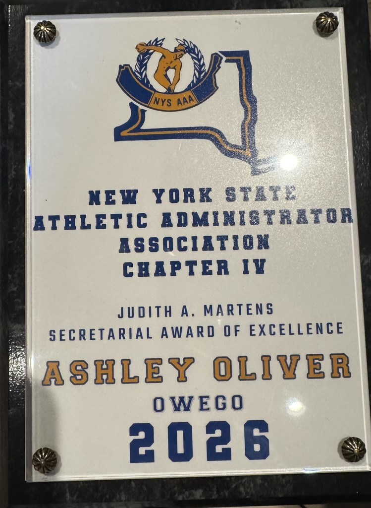 Ashley Oliver Award Recipient