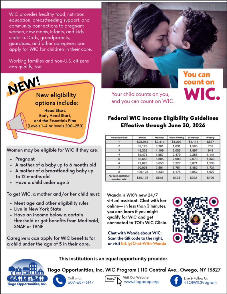 WIC Guidelines Info Flier