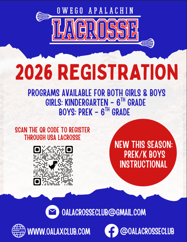 OA Lacrosse Club Registration Flier