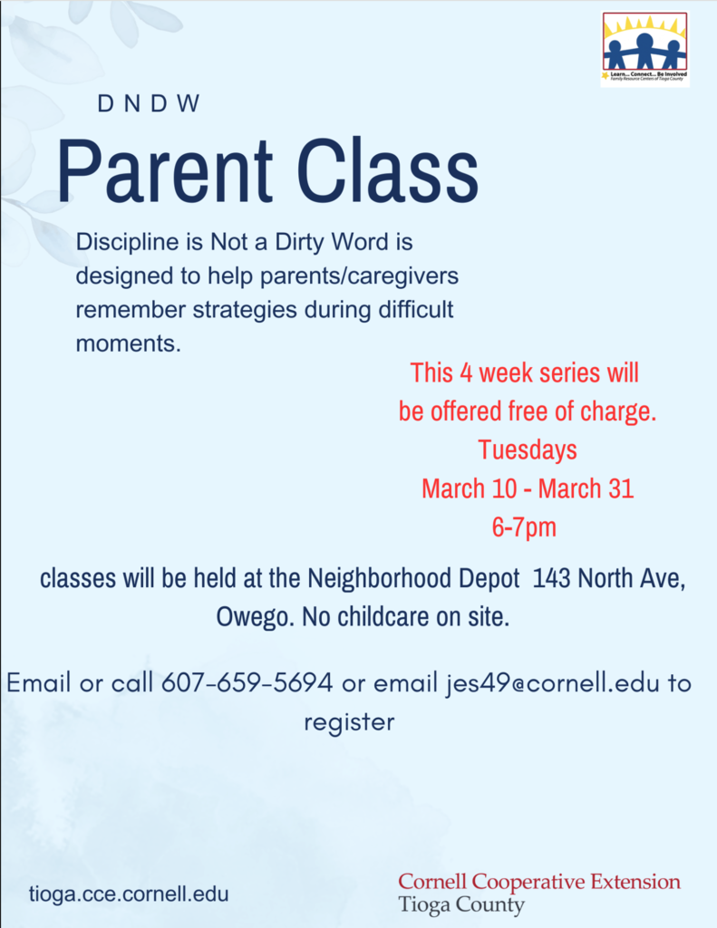 Cornell Coop Parent Class