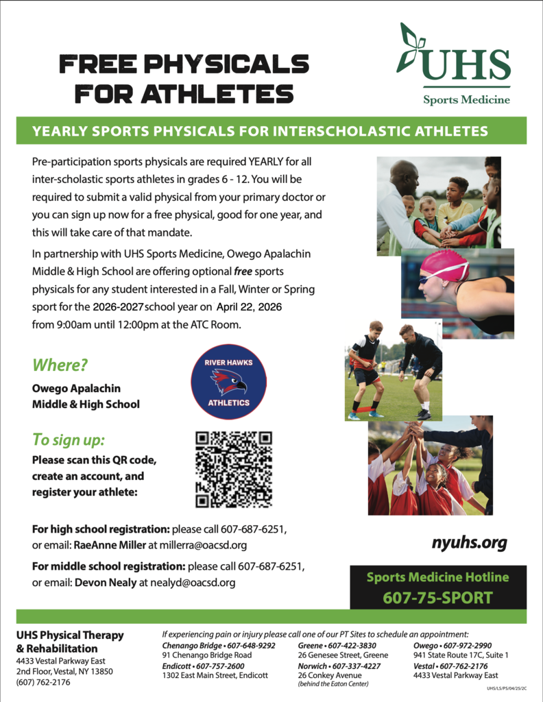 UHS Physicals 4-22-26 Image