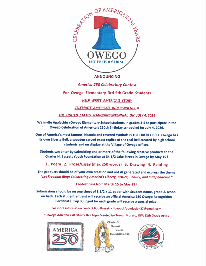 Owego 250 Contest