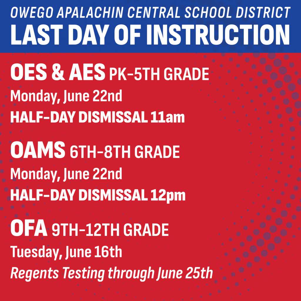 OACSD Last Day Of Instruction 2026 Image