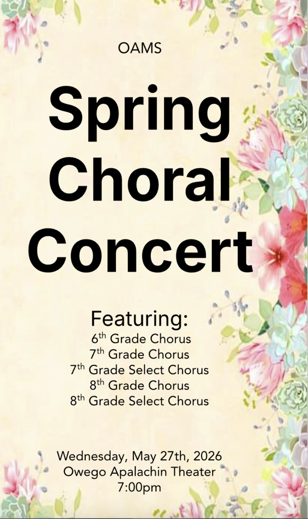 OAMS Spring Choral Concert Image