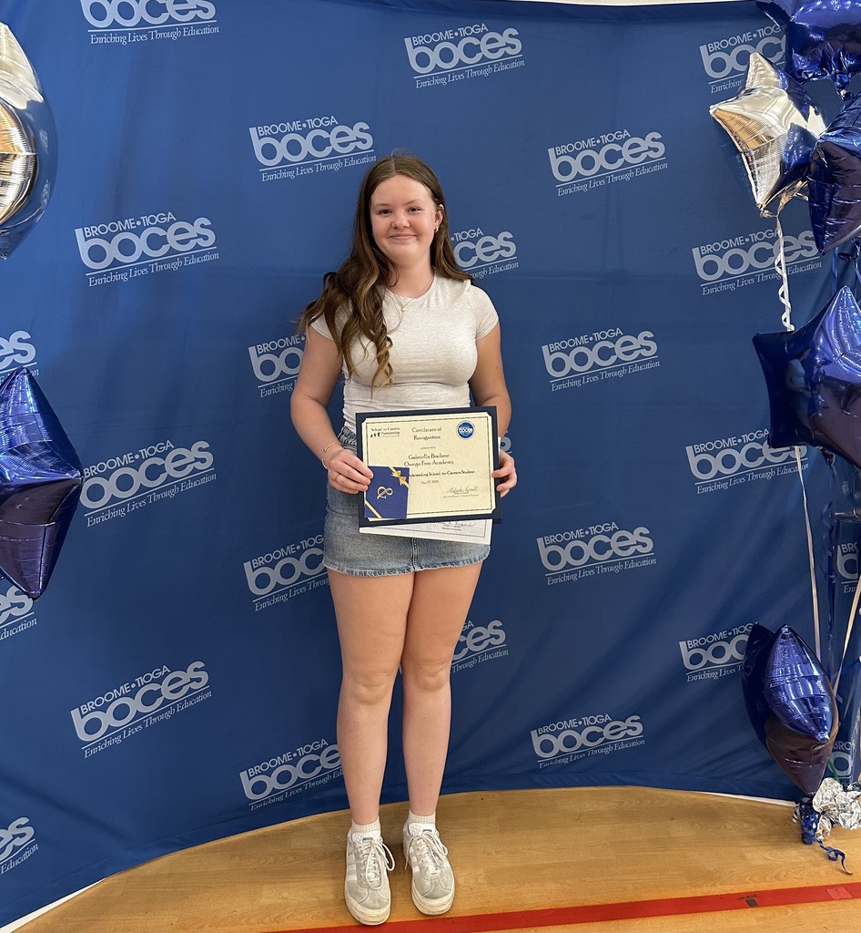 Gabby BOCES Award Image