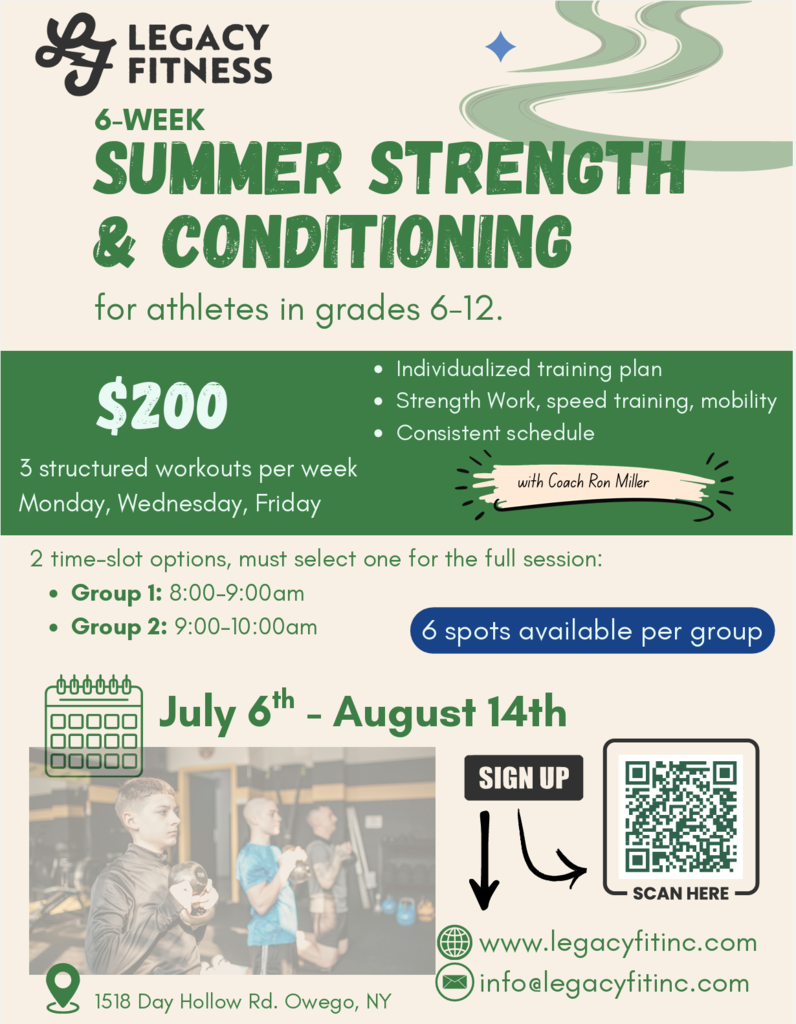 Legacy Fitness Summer Strength Camp