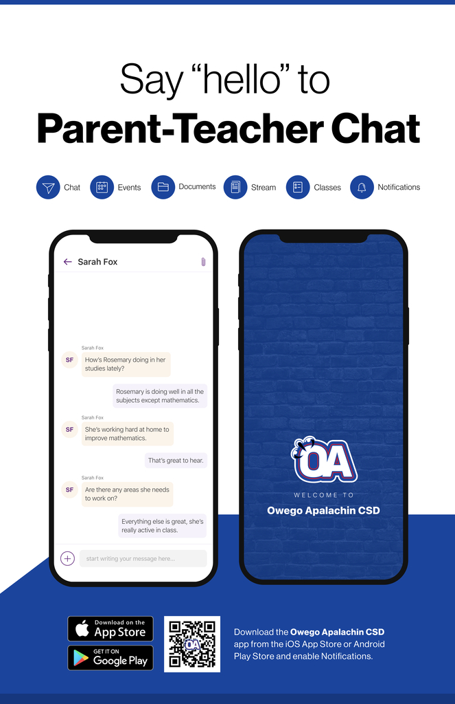 Parent Teacher Chat Rooms Flyer