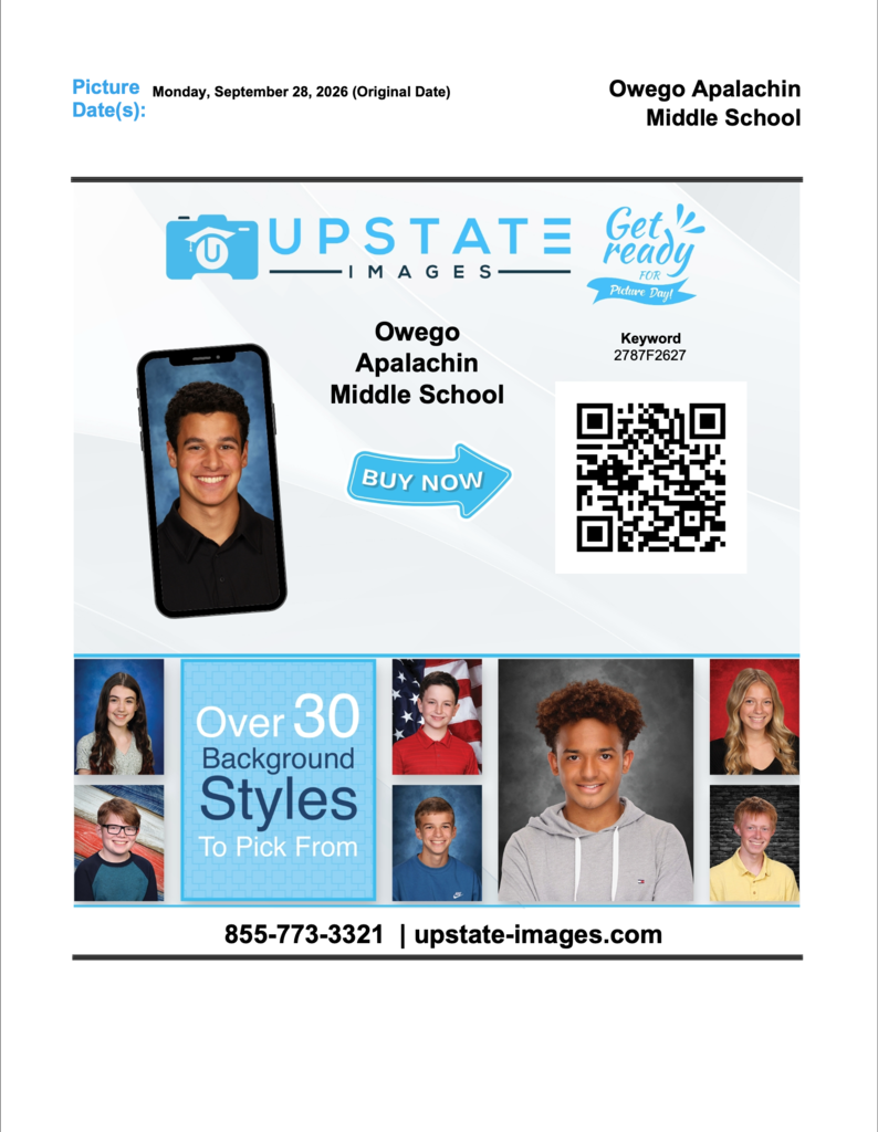 OAMS Fall Picture Day Information
