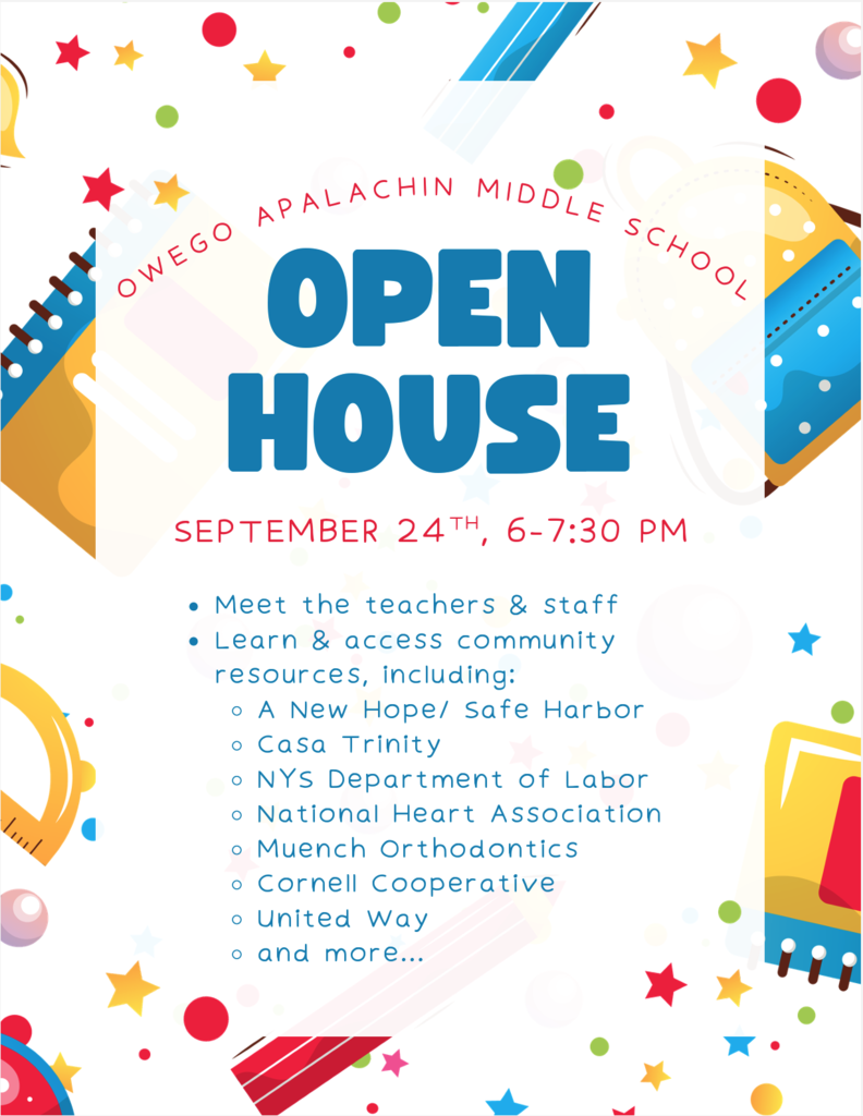 OAMS Open House Info