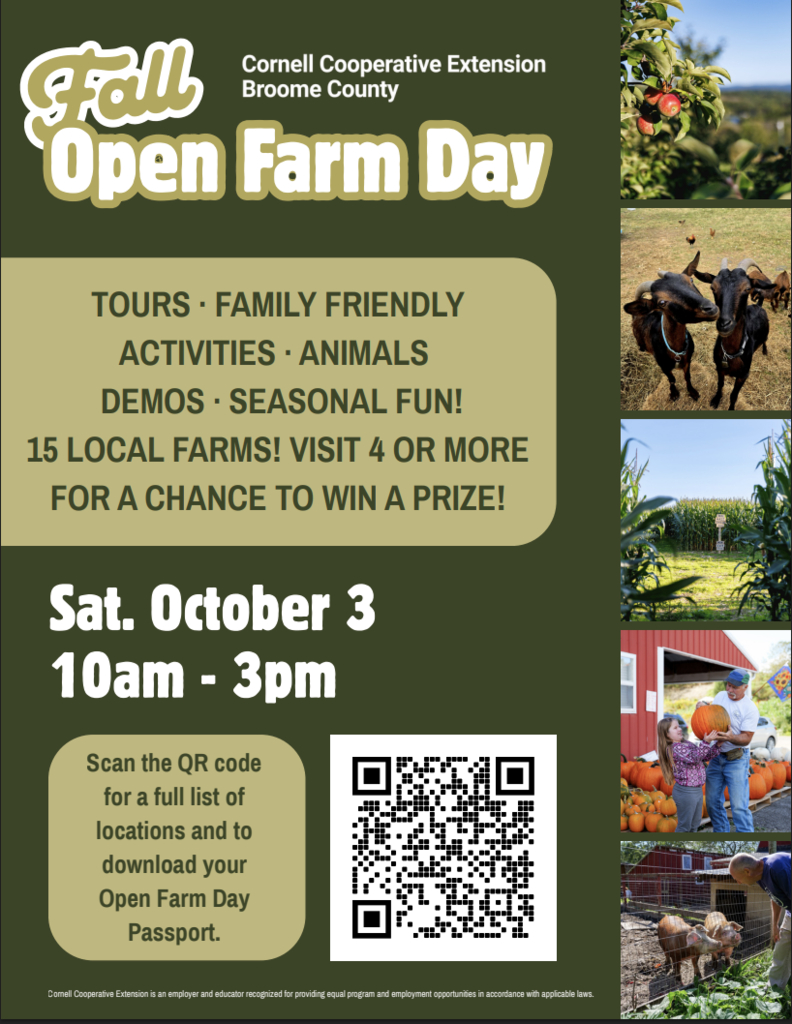 CCE Open Farm Day Flyer