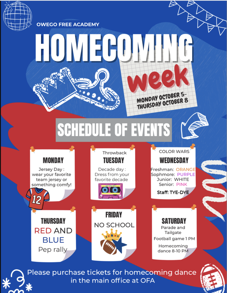 OFA Spirit Week Flyer