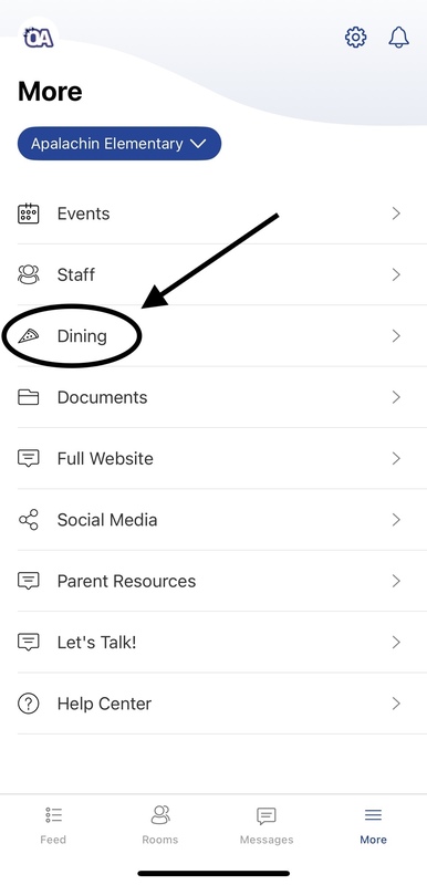 App Dining