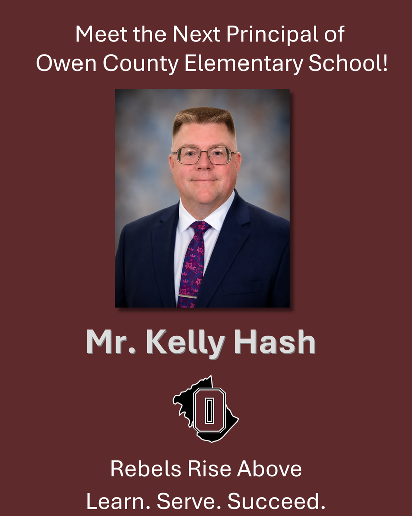 New OCES Principal, Mr. Kelly Hash
