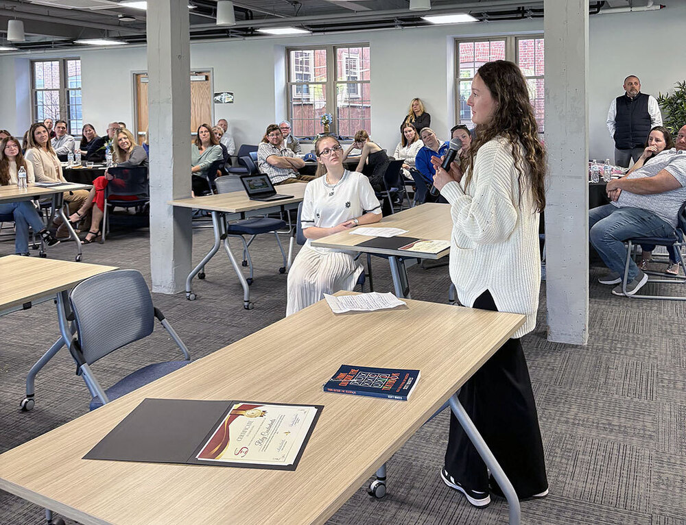 ODY student presents at the BOCES ACIE completion ceremony