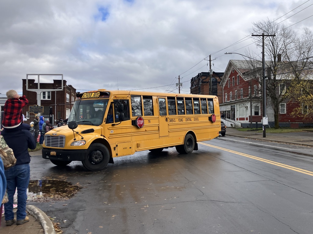 Bus coming back after the big win