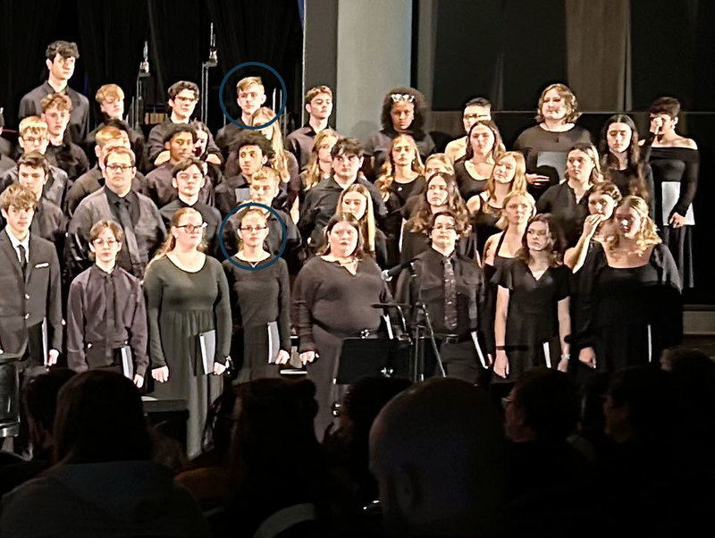 ODY students perform as part of the Zone 4 All State Mixed Chorus
