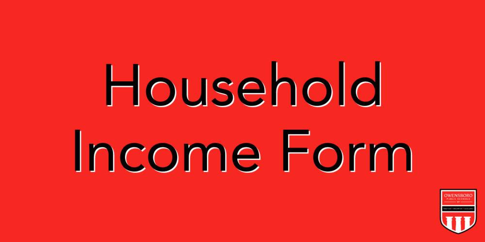 Household Income Form
