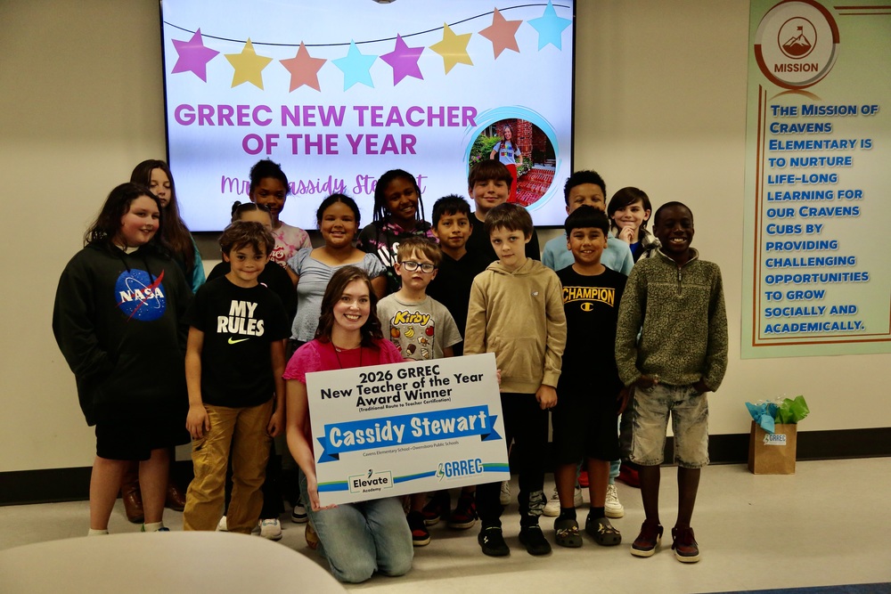 Cassidy Stewart GRREC New Teacher of the Year