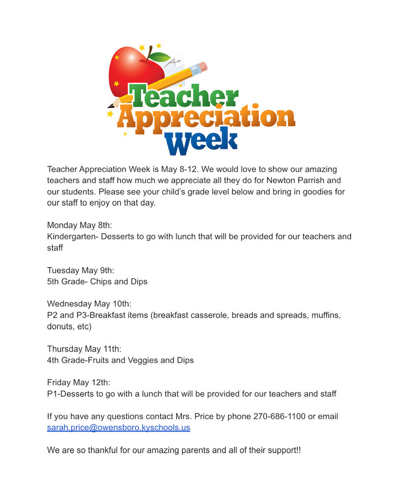 Teacher Appreciation Week