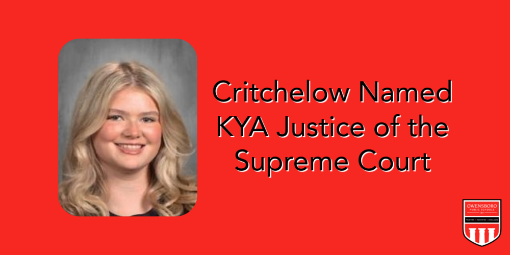 Critchelow Named KYA Justice of the Supreme Court