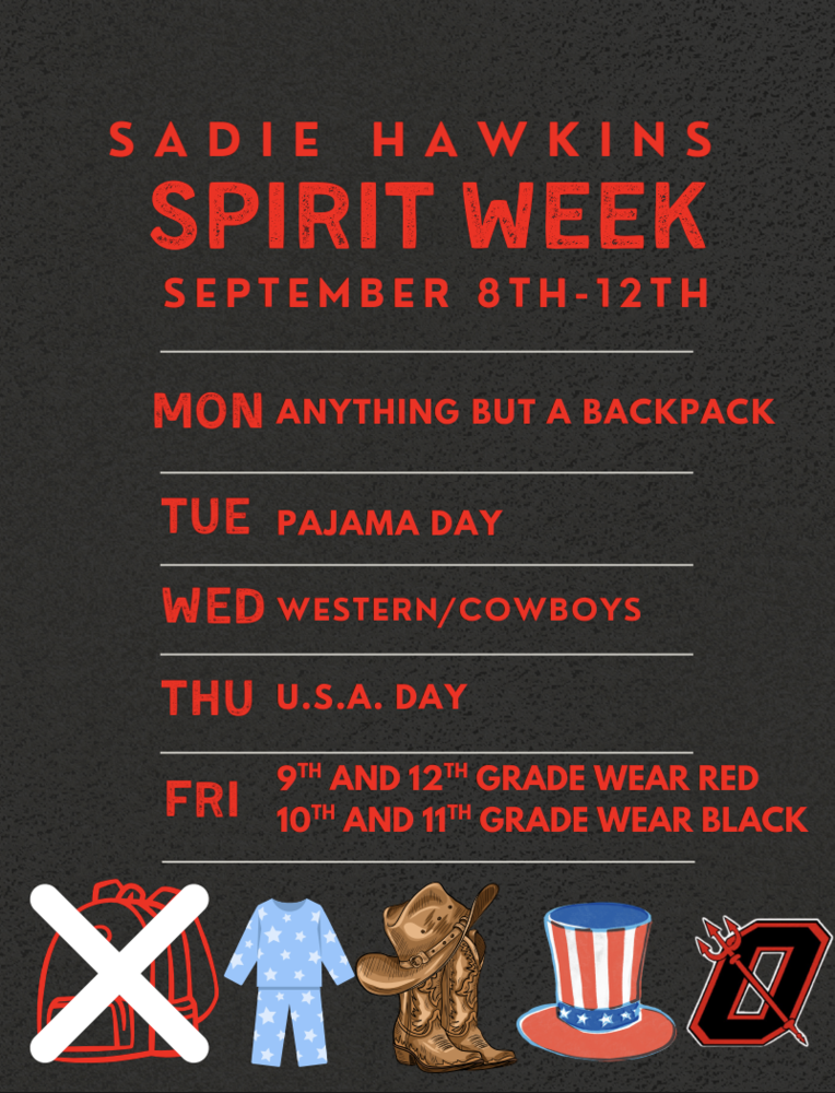 Sadie's Spirit Week