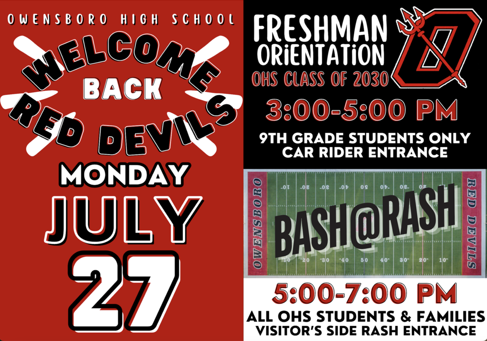 Welcome Back Events