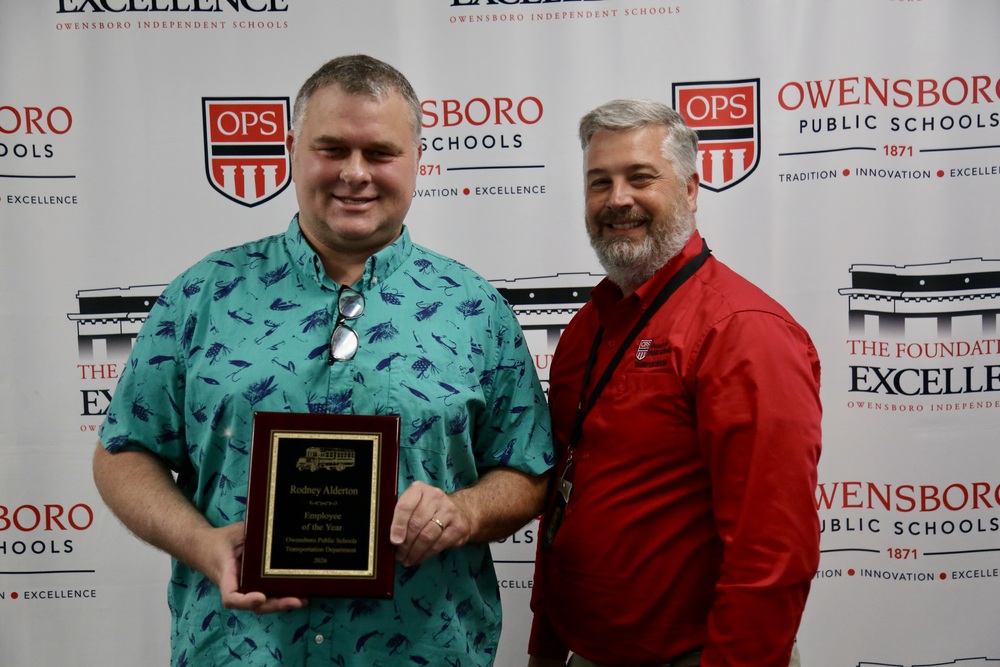 Alderton Transportation Employee of the Year