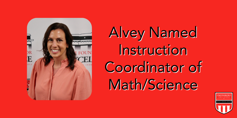 Alvey Named Instruction Coordinator of Math/Science