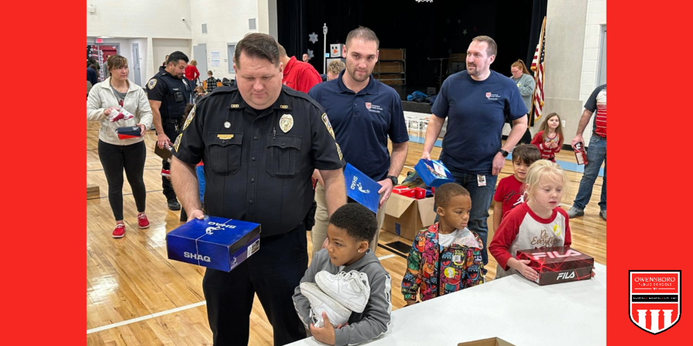 Students Holding Shoes