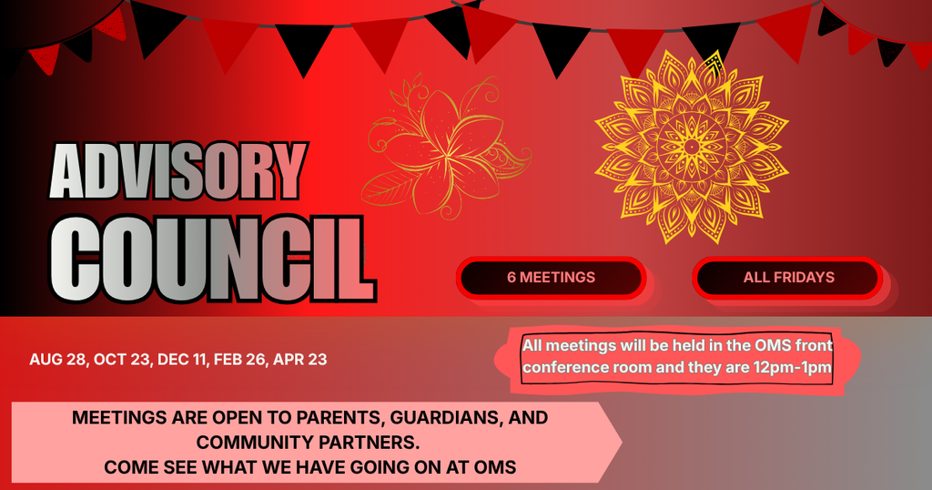 Image with Advisory Council meeting dates