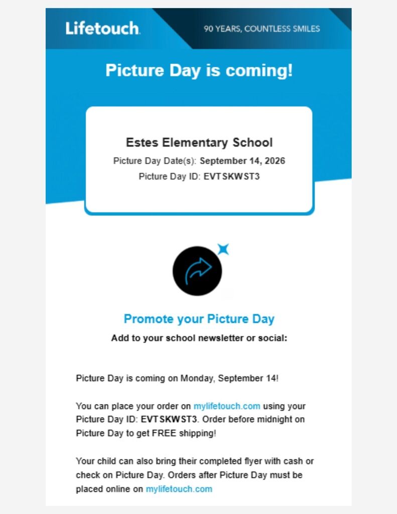 picture day flyer