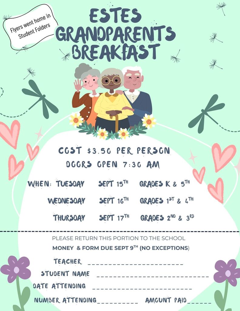 grandparents breakfast flyer