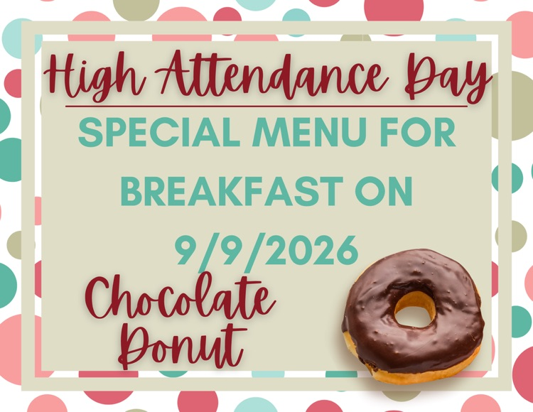 chocolate donut flyer