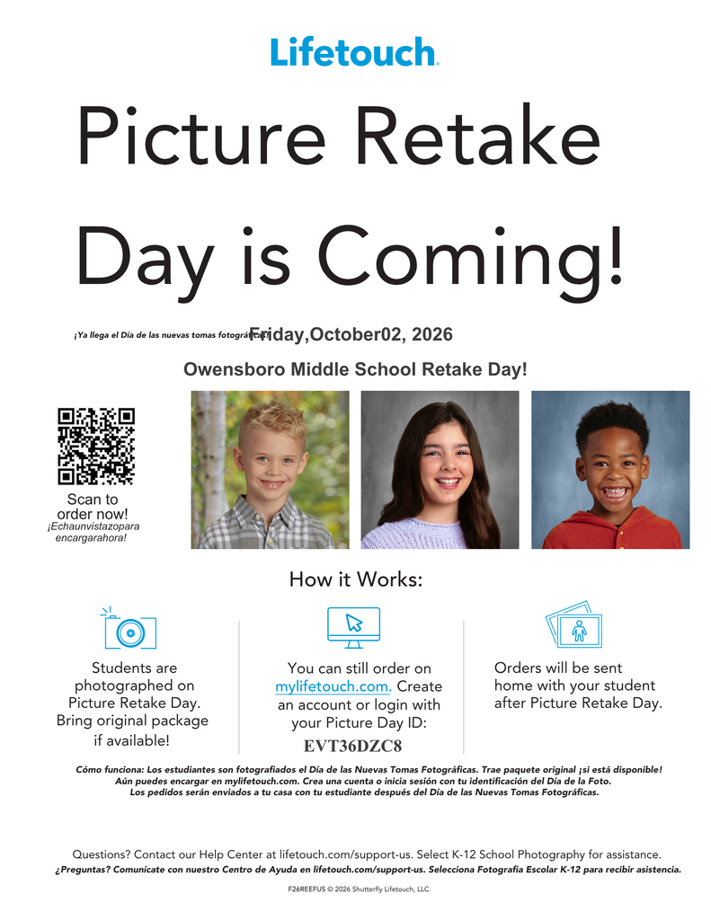 Picture Retake Flyer