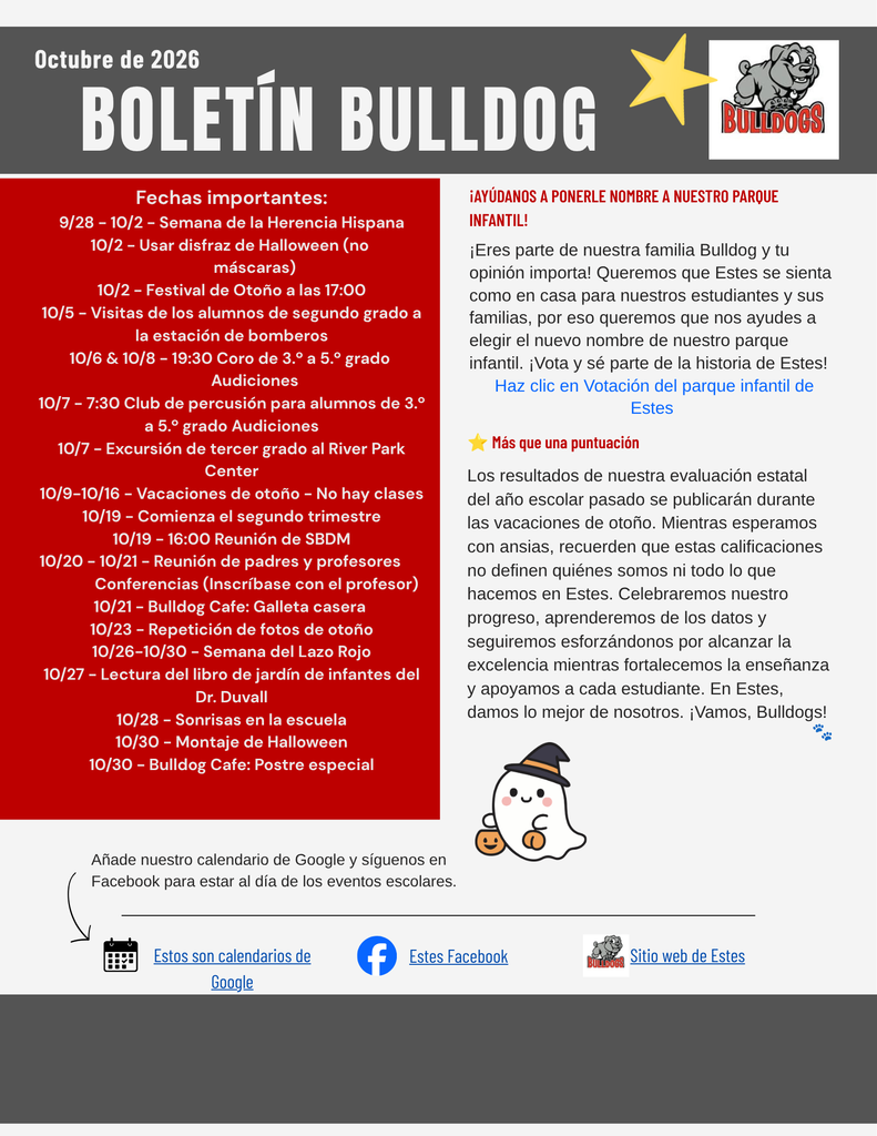 Bulldog Bulletin (Spanish)
