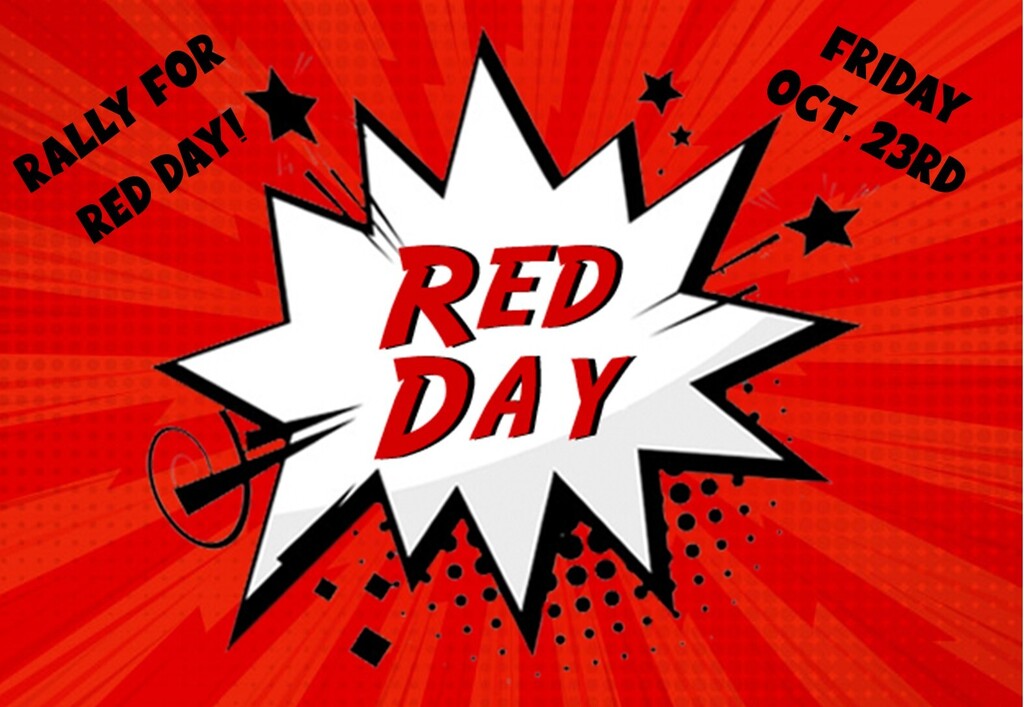 Tomorrow is wear RED day!