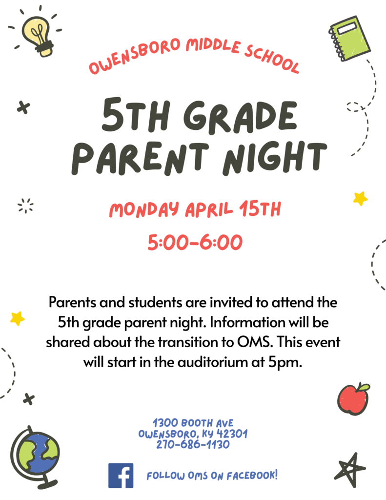 5th Grade Parent Night