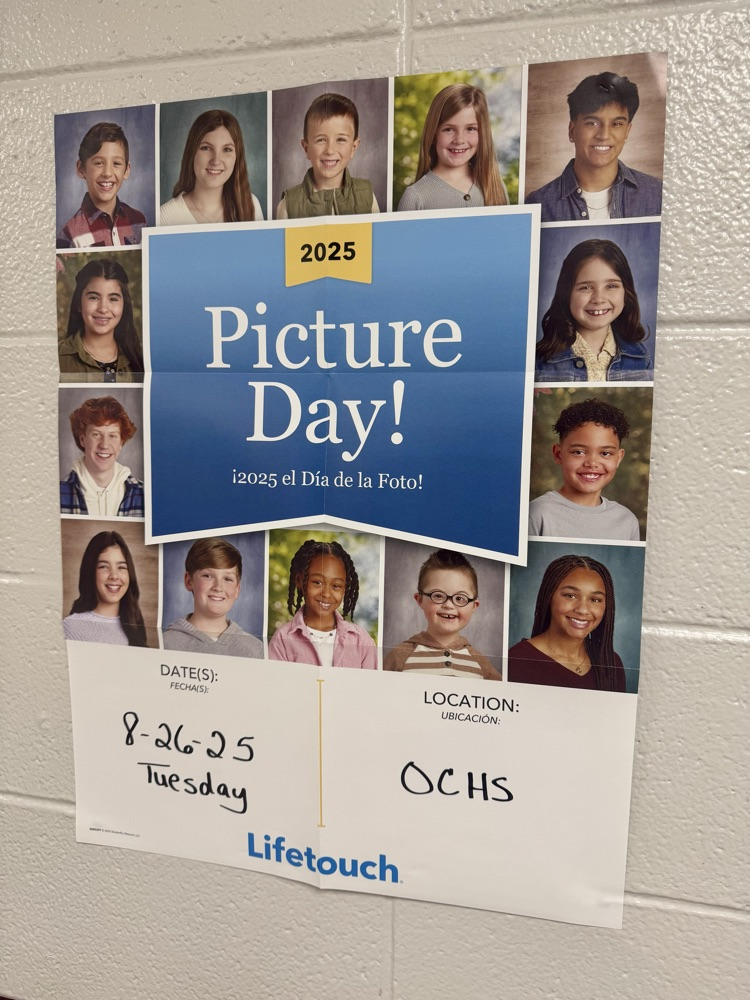 OCMHS School Picture Day!